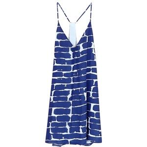 NWT alice + olivia Y-Back Silk Tank Dress